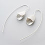 Sterling Silver Snowdrop Earrings, thumbnail 3 of 5