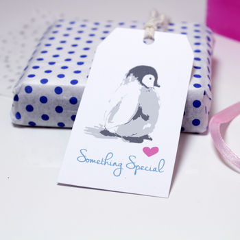 'Something Special' Penguin Gift Tag, 2 of 2