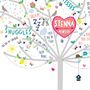 Personalised New Baby Girl Happiness Tree Print, thumbnail 7 of 12