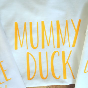 Personalised Mother, Daughter And Baby Duck T Shirts, 2 of 5