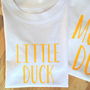 Personalised Mother, Daughter And Baby Duck T Shirts, thumbnail 4 of 5