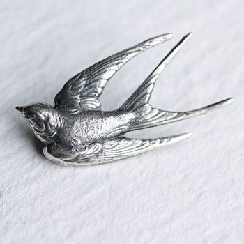 Silver Bird Brooch, 2 of 7