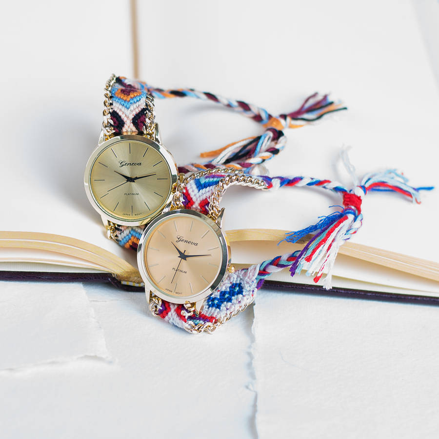 Handmade Fabric Watch By Jacob Noah Personalised Gifts