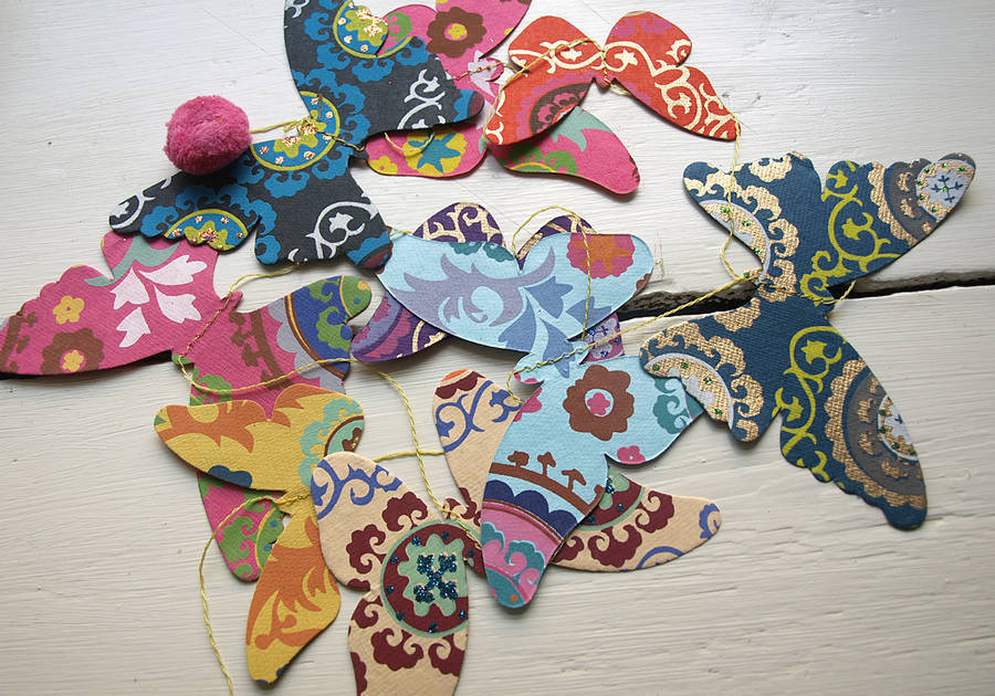 handmade paper garland