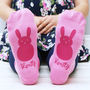 Personalised Women's Bunny Rabbit Socks, thumbnail 3 of 6