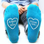Personalised Men's Heart Socks, thumbnail 2 of 5