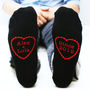 Personalised Men's Heart Socks, thumbnail 1 of 5