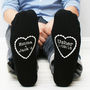 Personalised Wedding Heart Men's Socks, thumbnail 1 of 5