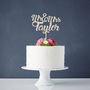 Personalised Wooden Wedding Cake Topper, thumbnail 1 of 4