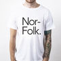 'Norfolk' Adult T Shirt, thumbnail 7 of 7