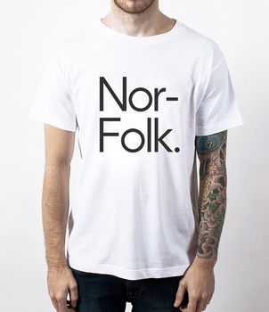 'Norfolk' Adult T Shirt, 7 of 7