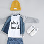 'Play Hard' Child's T Shirt, thumbnail 4 of 10