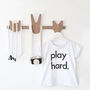 'Play Hard' Child's T Shirt, thumbnail 5 of 10