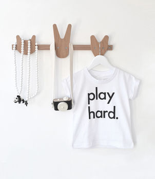 'Play Hard' Child's T Shirt, 5 of 10