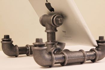 Industrial Pipe Stand For iPad And Tablets, 4 of 11