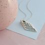 Personalised Deluxe Family Names Geometric Necklace, thumbnail 1 of 7