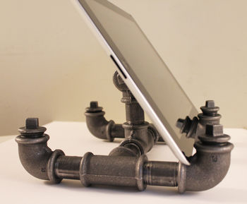 Industrial Pipe Stand For iPad And Tablets, 6 of 11