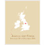 Engaged In The UK Personalised Print, thumbnail 3 of 11