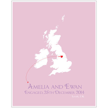 Engaged In The UK Personalised Print, 4 of 11