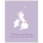 Engaged In The UK Personalised Print, thumbnail 5 of 11