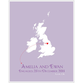 Engaged In The UK Personalised Print, 5 of 11