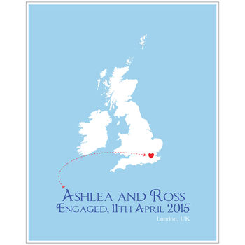 Engaged In The UK Personalised Print, 6 of 11