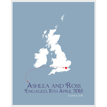 Engaged In The UK Personalised Print, 8 of 11