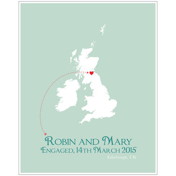Engaged In The UK Personalised Print, 9 of 11