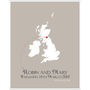 Engaged In The UK Personalised Print, thumbnail 11 of 11