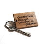 Personalised Only The Best Dads…Keyring, thumbnail 2 of 5