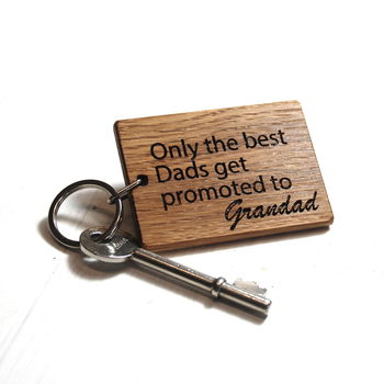 Personalised Only The Best Dads…Keyring, 2 of 5