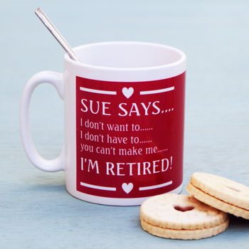 Personalised Retirement Mug, 3 of 4