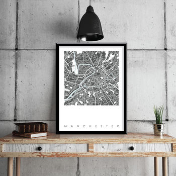 Manchester Map Art Print Limited Edition, 5 of 5