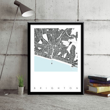 Brighton Map Art Print Limited Edition, 5 of 5