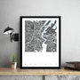 Belfast Map Art Prints Limited Editions, thumbnail 5 of 5