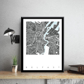 Belfast Map Art Prints Limited Editions, 5 of 5