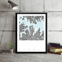 Map Print Of Sydney Limited Edition, thumbnail 5 of 5
