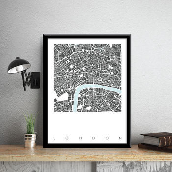 Map Art Print Of London Limited Edition Print, 5 of 5
