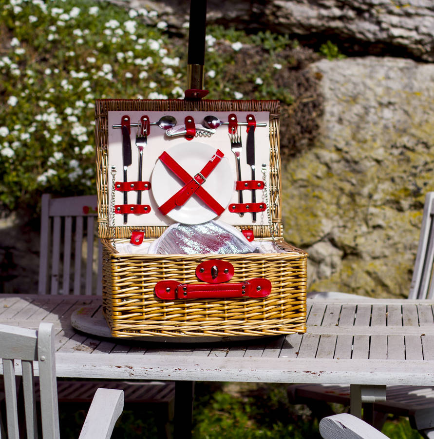 Colorful Picnic Hamper By Eaton Hampers & Basketware