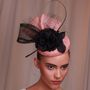 Sinamay With Silk Flower Hat, thumbnail 2 of 5