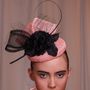Sinamay With Silk Flower Hat, thumbnail 4 of 5