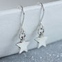 Silver Plated Star Earrings, thumbnail 10 of 12