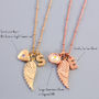 Design Your Own Angel Wing Necklace, thumbnail 3 of 12