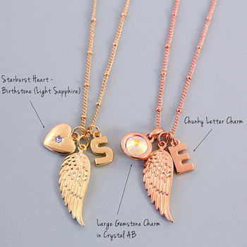 Design Your Own Angel Wing Necklace, 3 of 12
