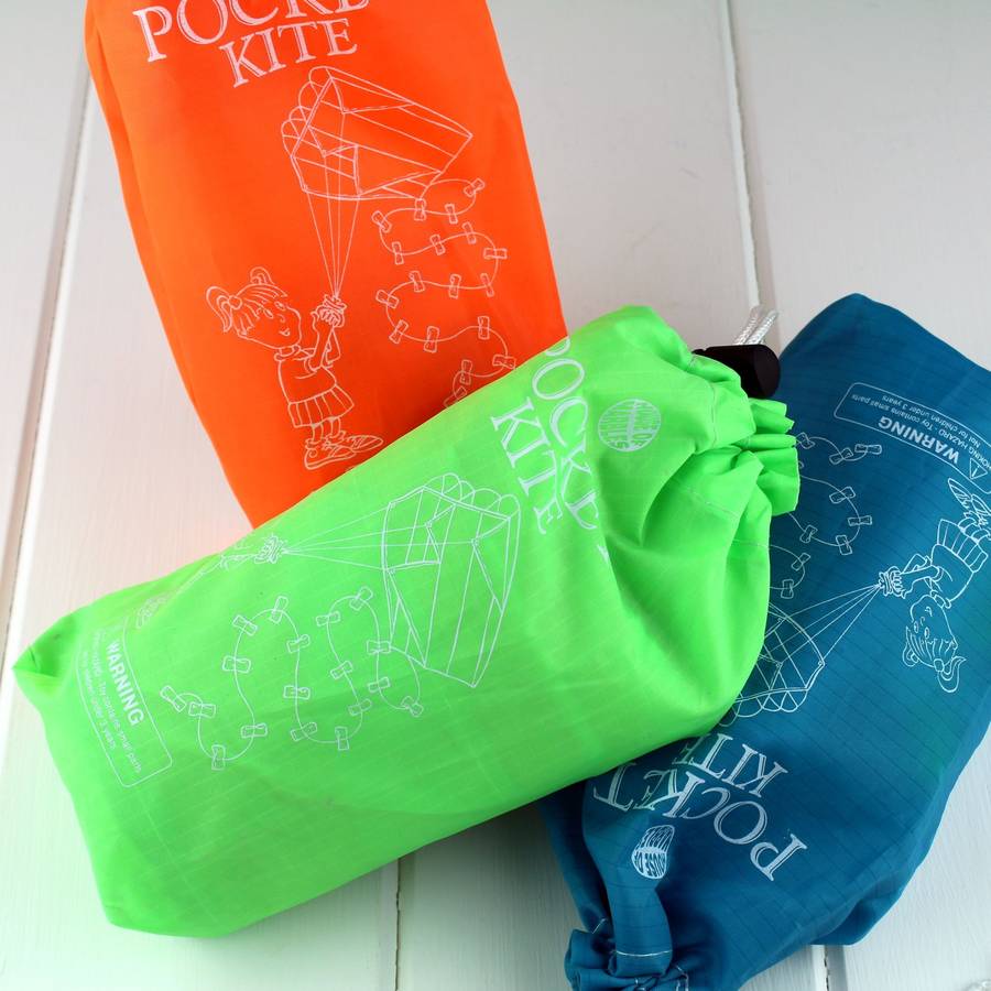 Pocket Portable Kite In Handy Bag By Nest