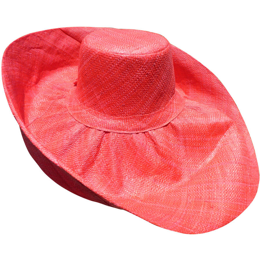 large brim fold up straw hat by plum & ivory | notonthehighstreet.com