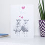 'I Love You/Ewe' Sheep Valentine's Day Card, thumbnail 2 of 4
