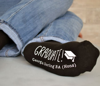 Personalised Graduation Socks, 2 of 2
