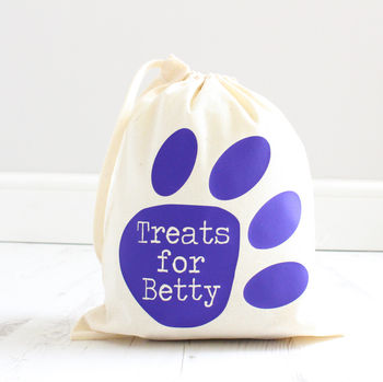 Personalised Pet 'Treat' Bag, 12 of 12
