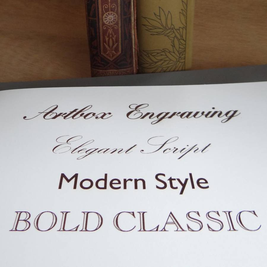 Engraved Leather Visitors Book By Artbox Notonthehighstreet Engraved Leather Visitors Book